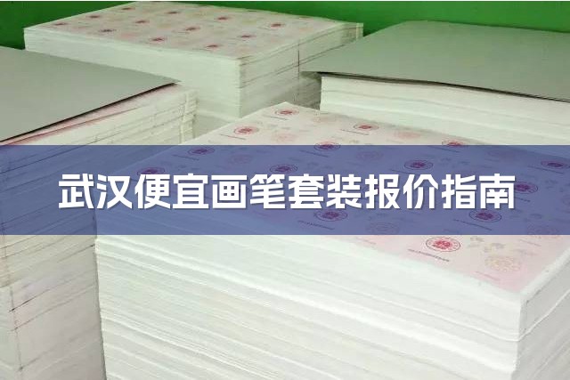 武汉便宜画笔套装报价指南-1