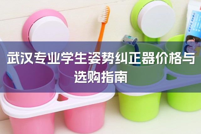 武汉专业学生姿势纠正器价格与选购指南-1